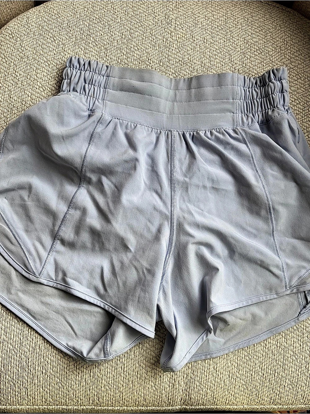 Lululemon Hotty Hot High-Rise Lined Short 4" Blue